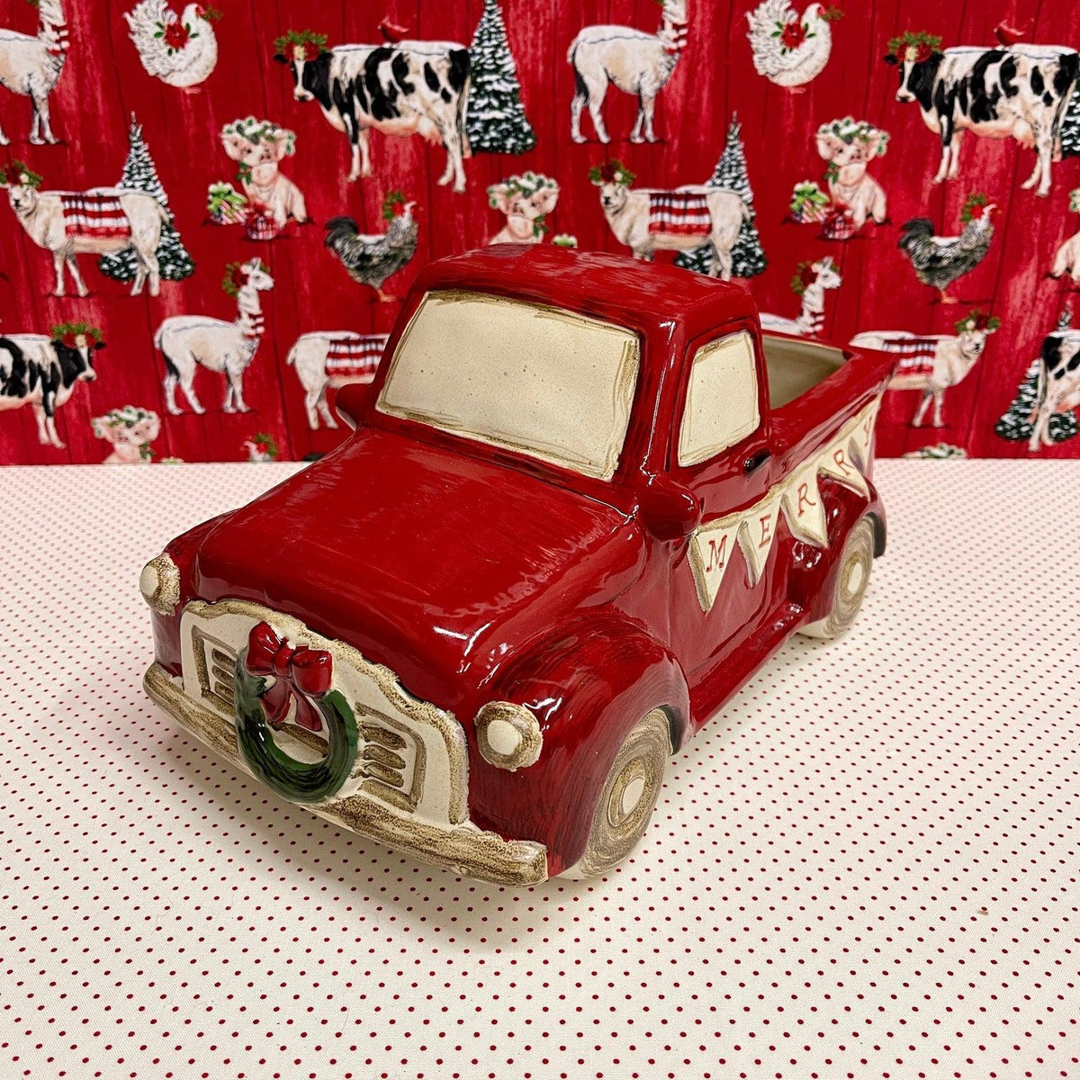 Christmas Truck Cookie Jar