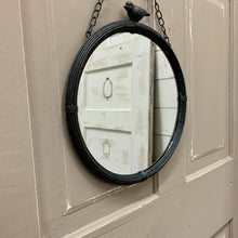 Load image into Gallery viewer, Large hanging mirror with bird detail
