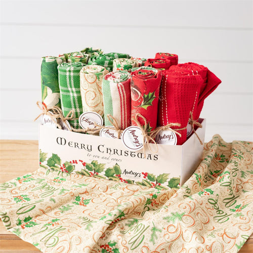 Assorted Vintage Christmas Tea Towels