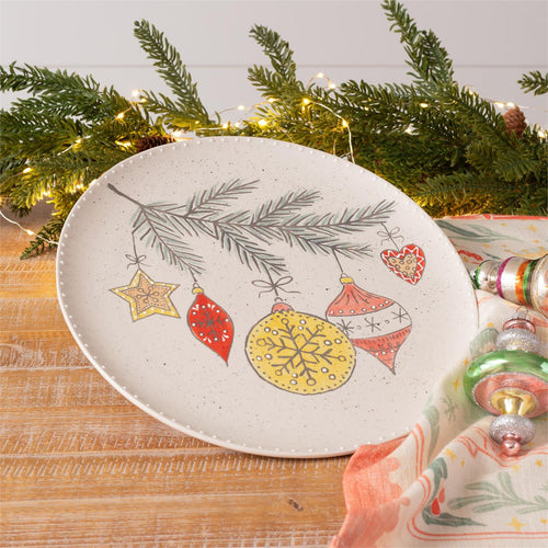 Christmas Ornament Platter