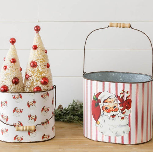 Vintage Santa Containers