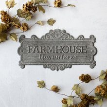 Load image into Gallery viewer, Grey Farmhouse Plaque