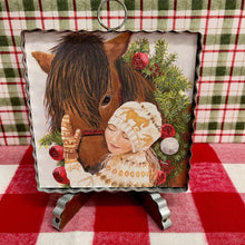 Load image into Gallery viewer, Christmas Framed Art with Holiday theme.
