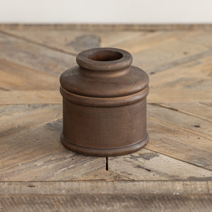 Dark Wood Bud Vase