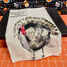 Load image into Gallery viewer, Fall themed designed flour sack towel.