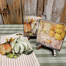 Load image into Gallery viewer, Fall Framed Prints and coordinating pumpkin Tea Towel.