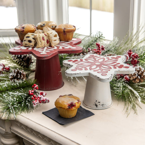Snowflake Cake Stands