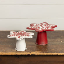 Load image into Gallery viewer, Snowflake Cake Stands