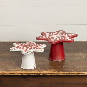 Snowflake Cake Stands