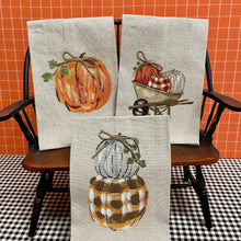Load image into Gallery viewer, Hand Painted Fall Tea Towels