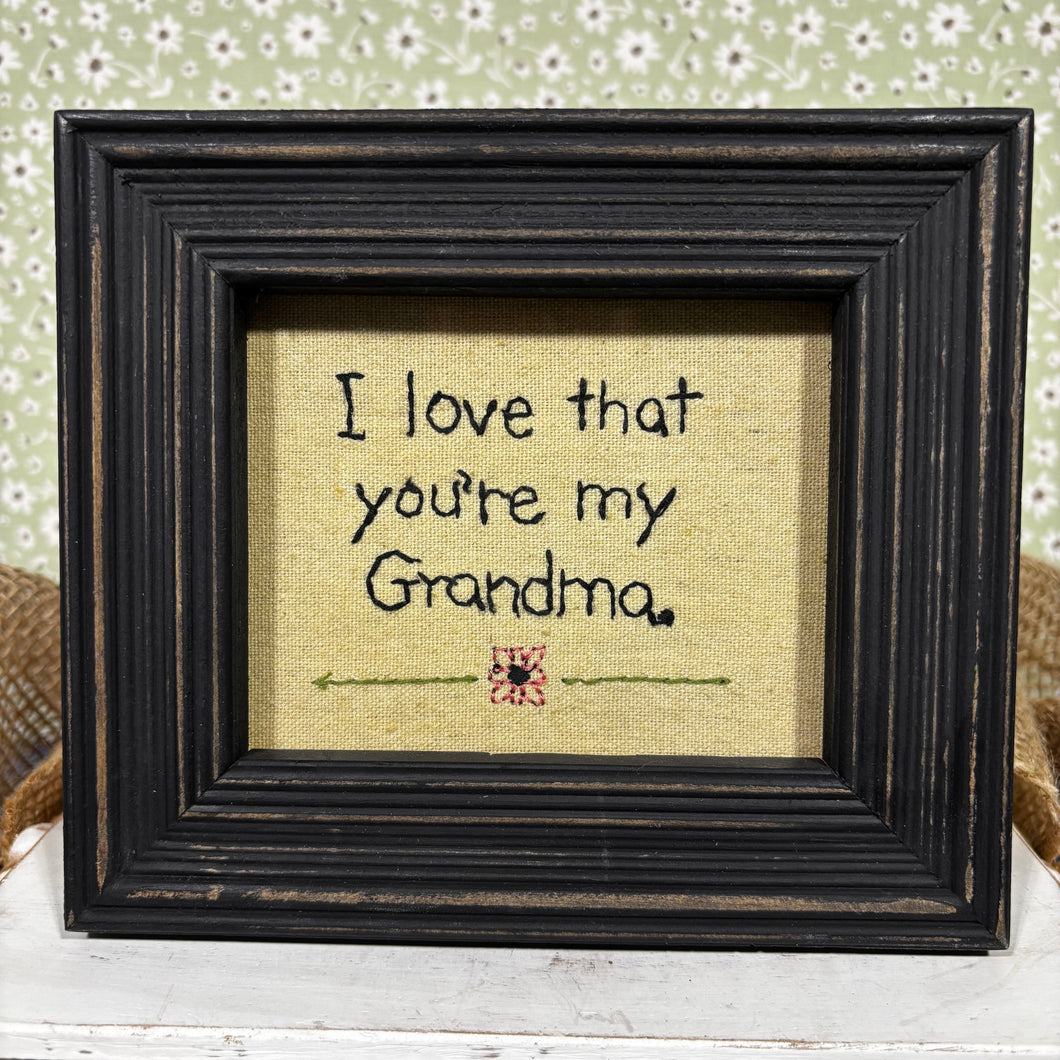 Grandma sign