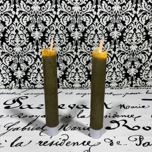 Green Taper Candle