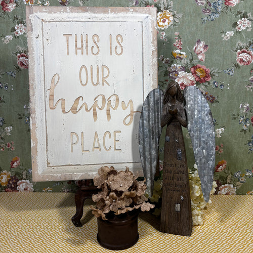 Dark Wood Bud Vase