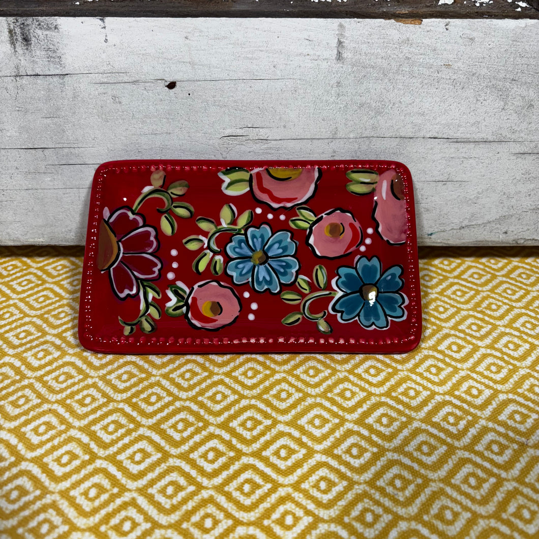 Floral Trinket Tray