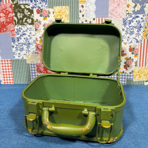 Green Metal Suitcase Box