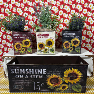 Sunshine on a Stem buckets