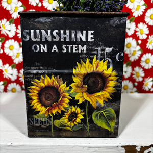 Sunshine on a Stem buckets