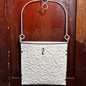 Debossed Floral Wall Pockets