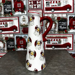 Vintage Santa Bud Vase