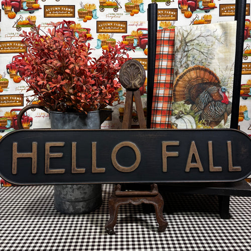 Hello Fall Sign