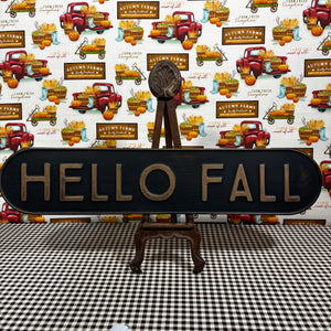 Hello Fall Sign