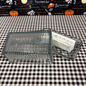 Vintage Style French Butter Dish