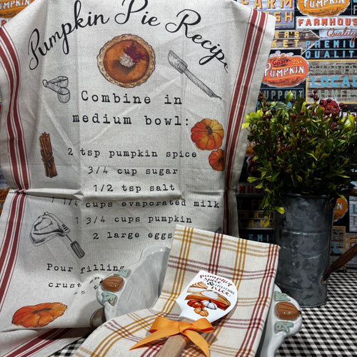 Pumpkin Pie Recipe - Tea Towels