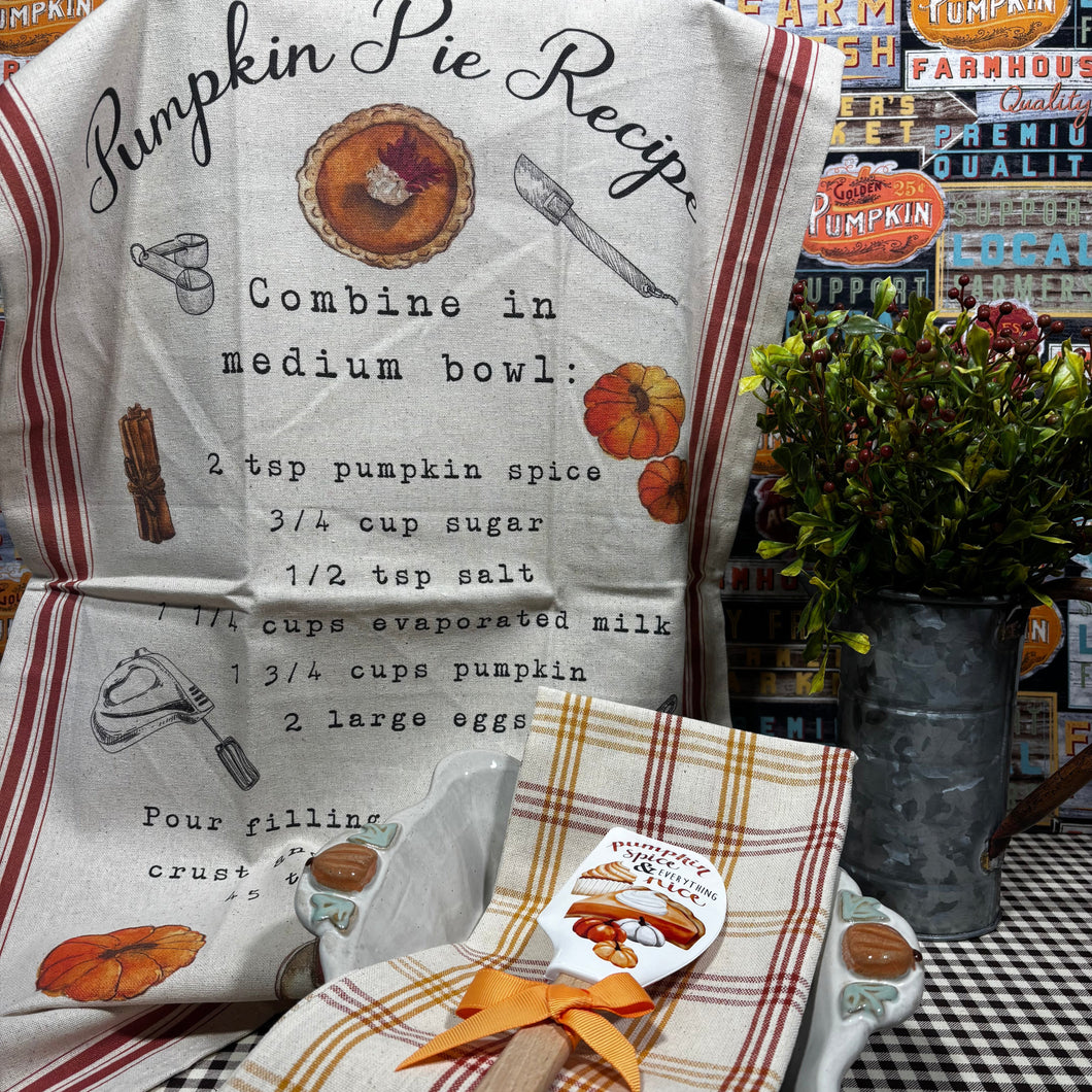 Pumpkin Pie Recipe - Tea Towels