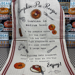 Pumpkin Pie Recipe - Tea Towels