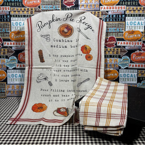 Pumpkin Pie Recipe - Tea Towels