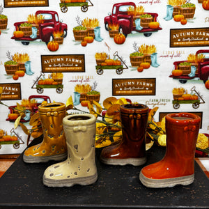 Mini Boot Vases
