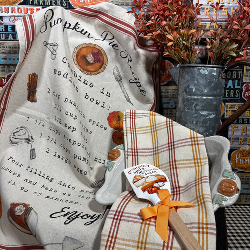 Pumpkin Pie Recipe - Tea Towels