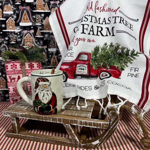 Christmas Tree Farm Tea Towels
