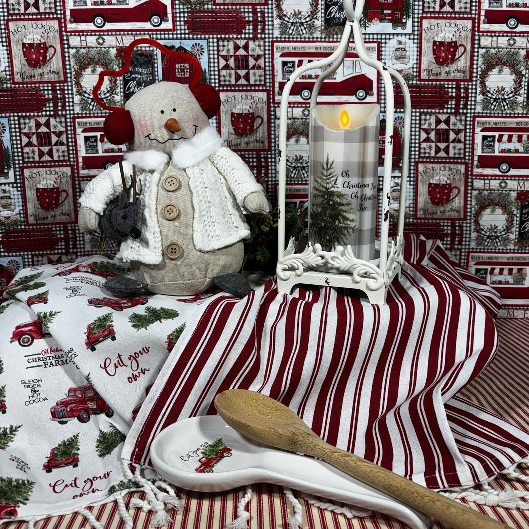 Christmas Tree Farm Tea Towels