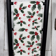Load image into Gallery viewer, Holly Tea Towel