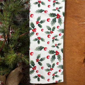 Holly Tea Towel