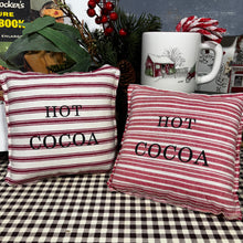 Load image into Gallery viewer, Peppermint Hot Cocoa Pillows
