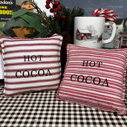 Peppermint Hot Cocoa Pillows