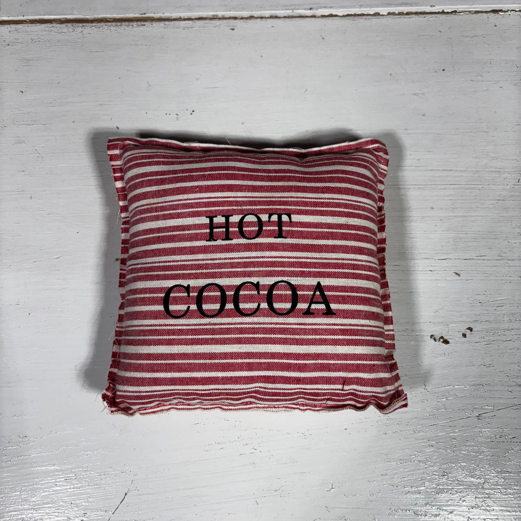 Peppermint Hot Cocoa Pillows