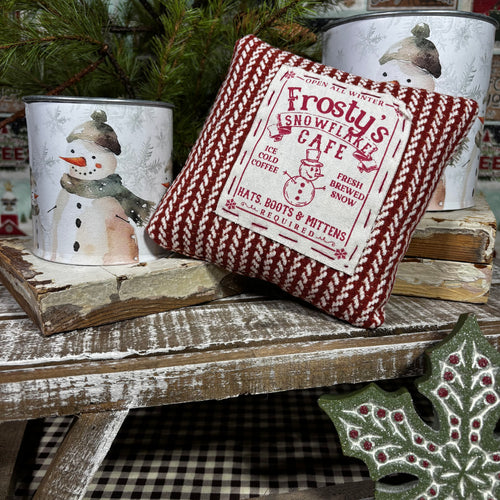 Frosty's Cafe Pillow