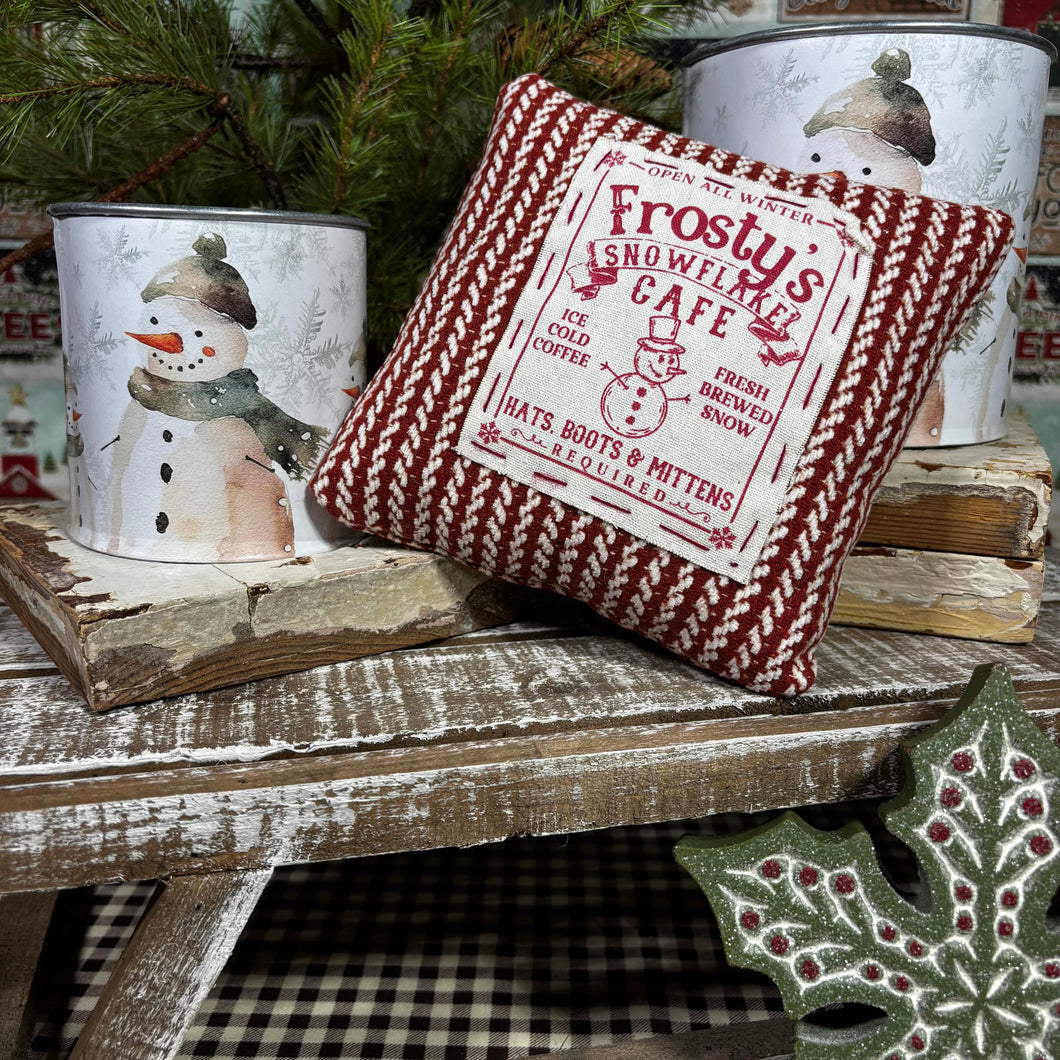 Frosty's Cafe Pillow