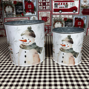 Snowman Buyckets