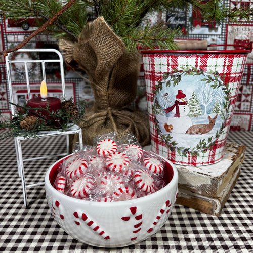 Candy Cane Bowl