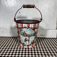 Load image into Gallery viewer, Red Plaid Buckets