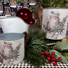 Load image into Gallery viewer, Santa Tin Buckets