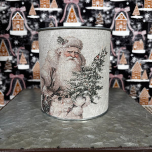 Vintage Santa Buckets