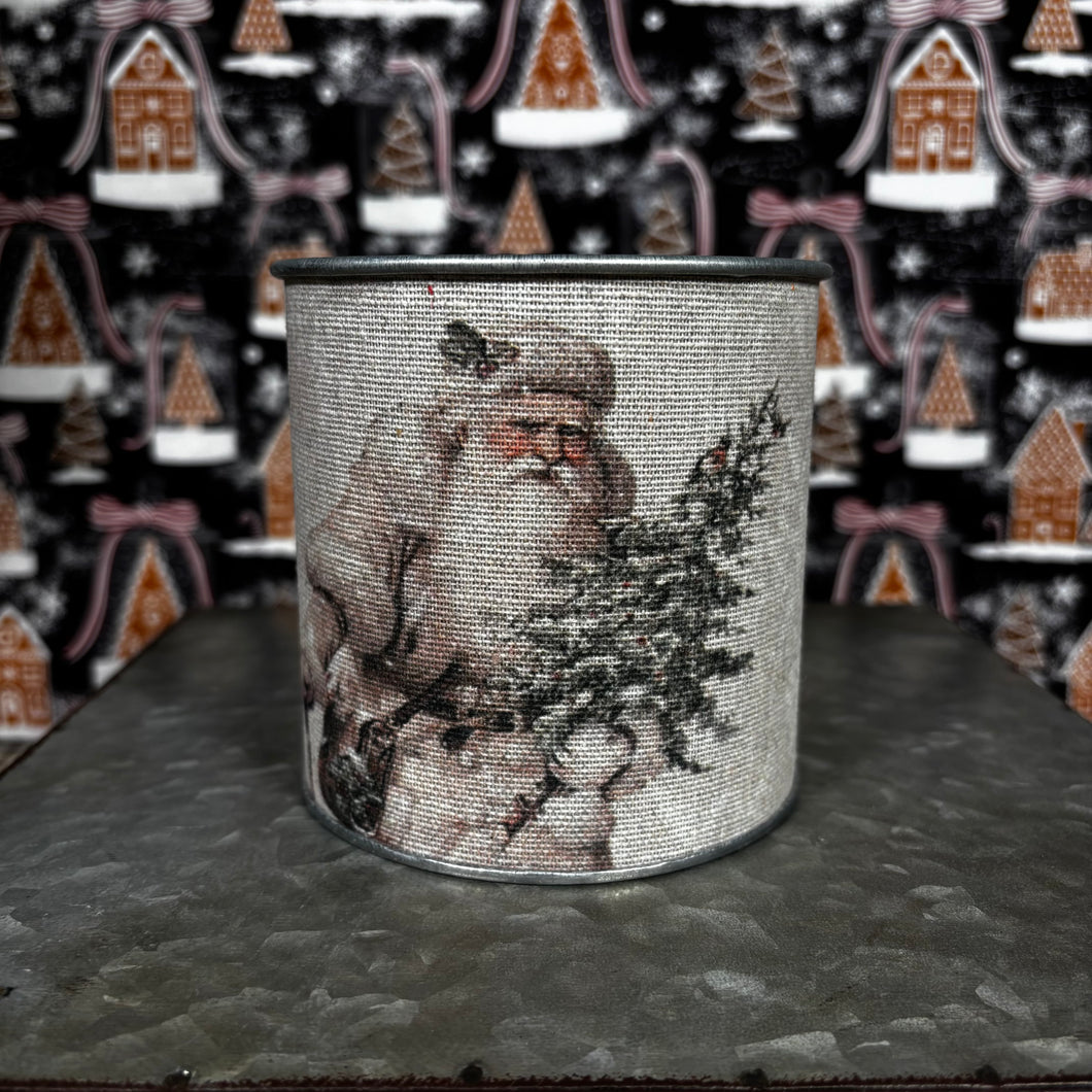 Vintage Santa Buckets