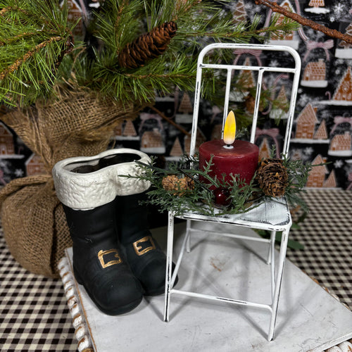 Red Berry and Cypress Mini Candle Ring