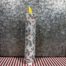 Load image into Gallery viewer, Holly Pattern LED Candles