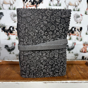Leather Floral Embossed Journal